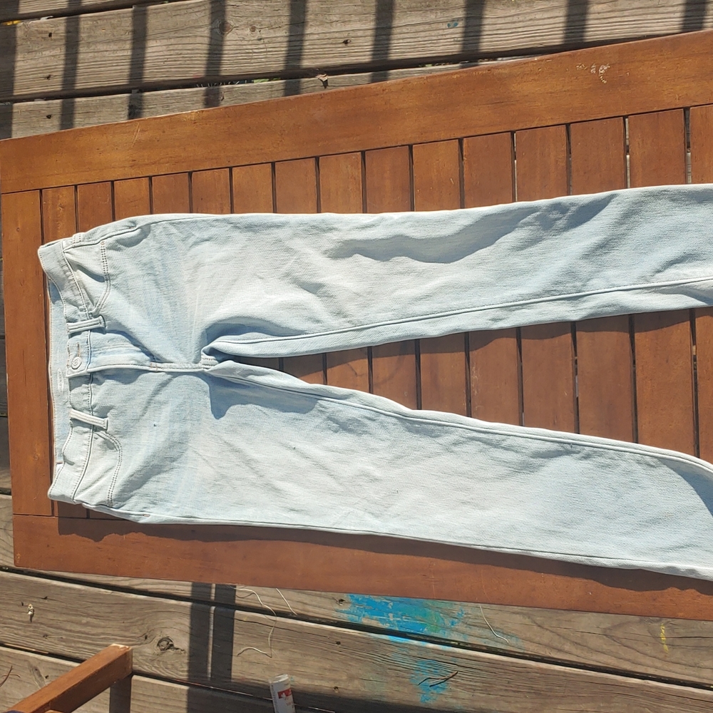 Light washed jeggings